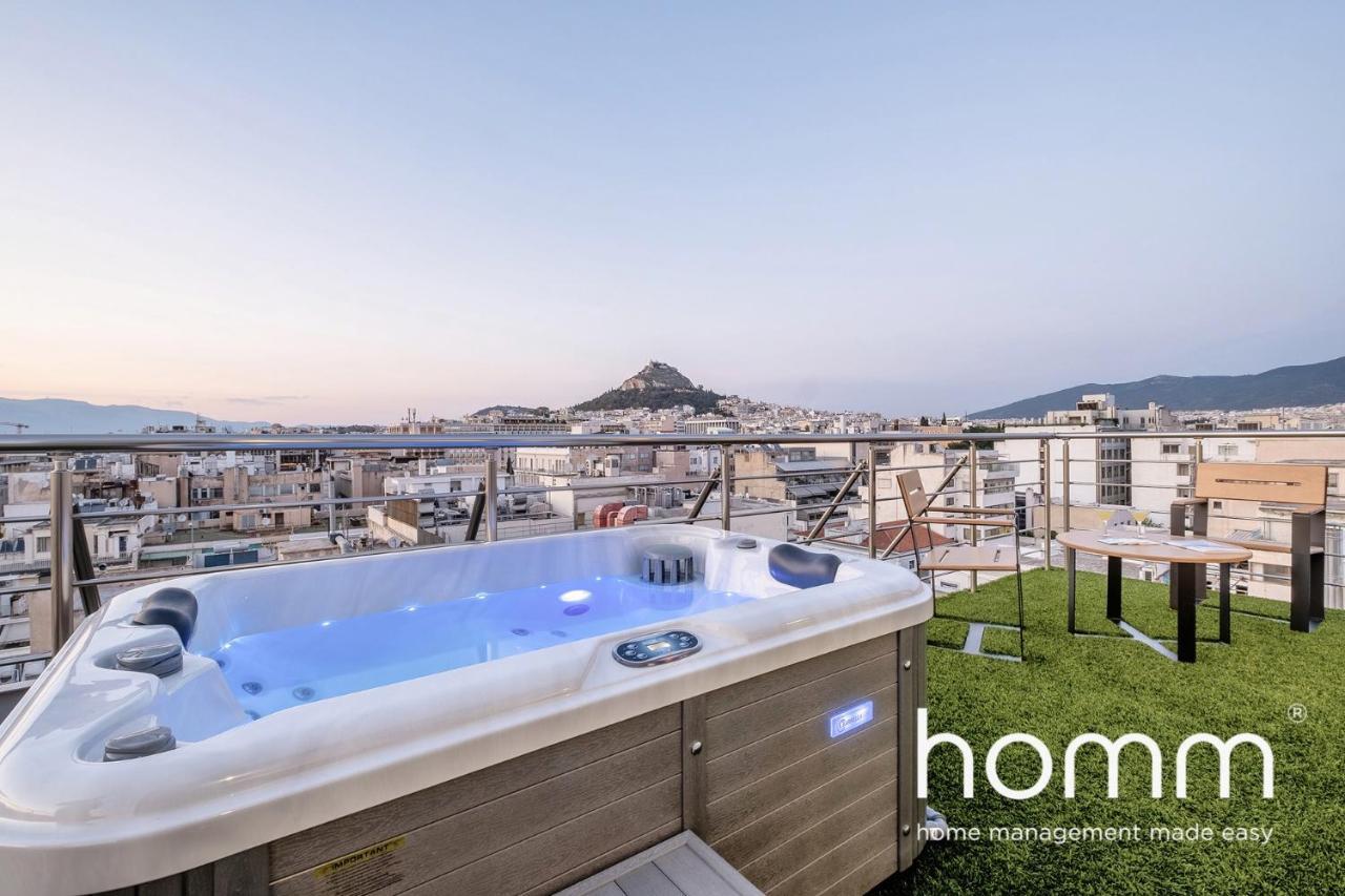 Ll Extraordinary Homm Suites Acropolis & Lycabettus Views With Jacuzzi Atene Esterno foto