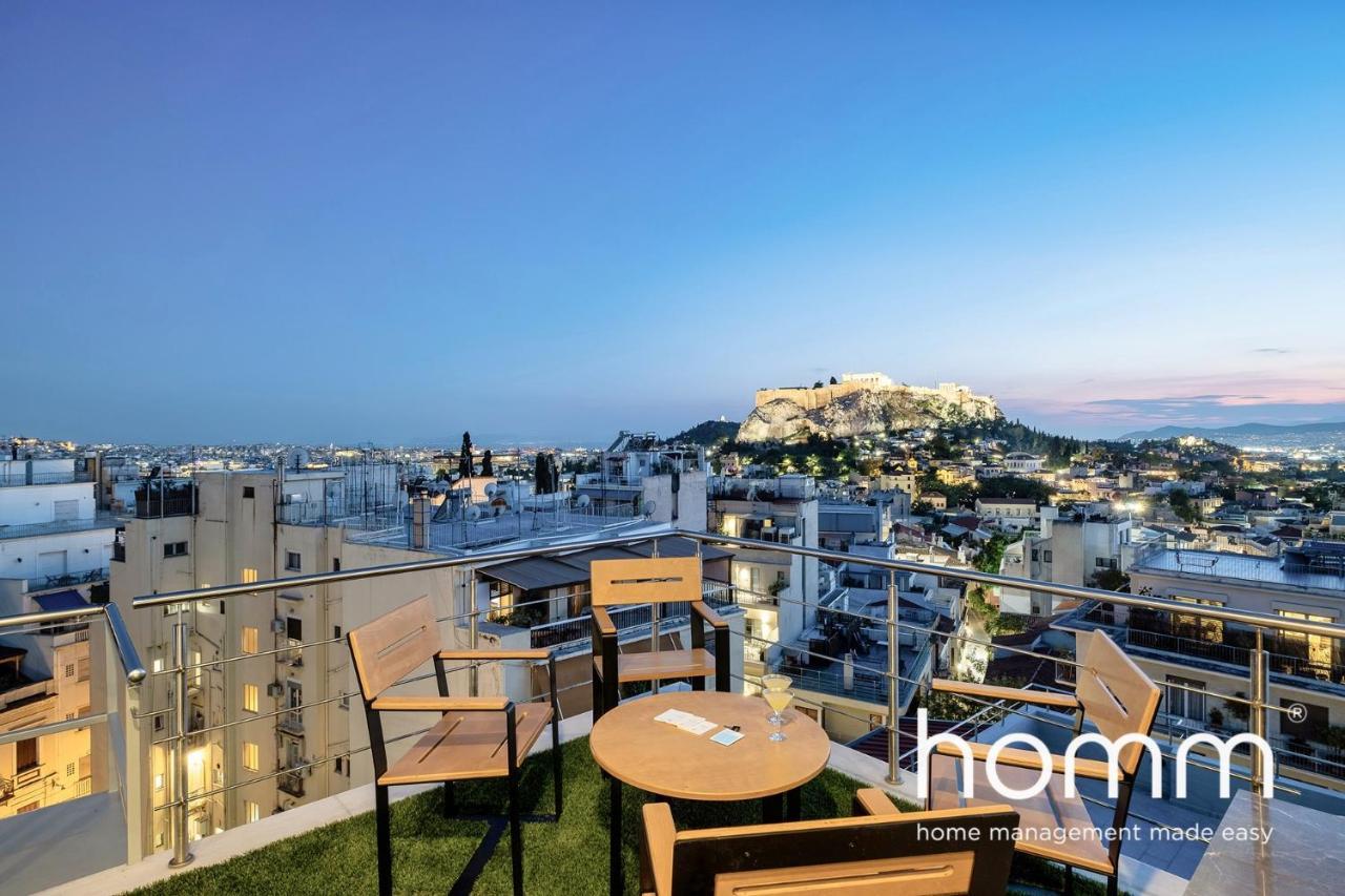 Ll Extraordinary Homm Suites Acropolis & Lycabettus Views With Jacuzzi Atene Esterno foto