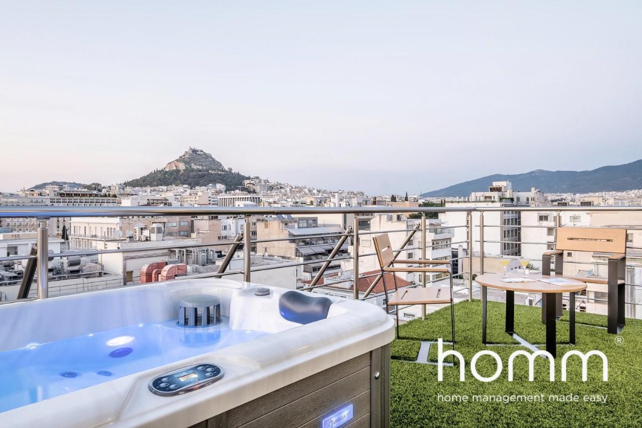 Ll Extraordinary Homm Suites Acropolis & Lycabettus Views With Jacuzzi Atene Esterno foto
