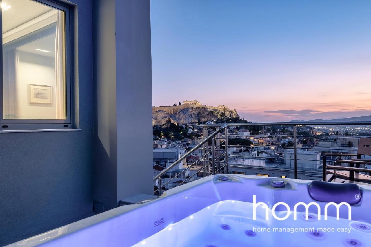 Ll Extraordinary Homm Suites Acropolis & Lycabettus Views With Jacuzzi Atene Esterno foto